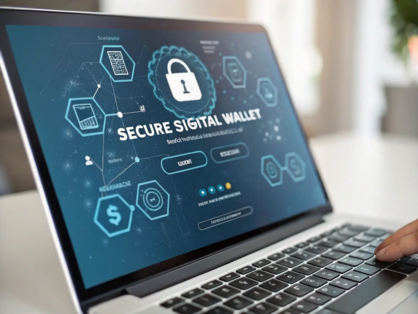 An image of a digital wallet with a shield overlay, symbolizing security and recovery in cryptocurrency. The image should convey trust and technological expertise.
